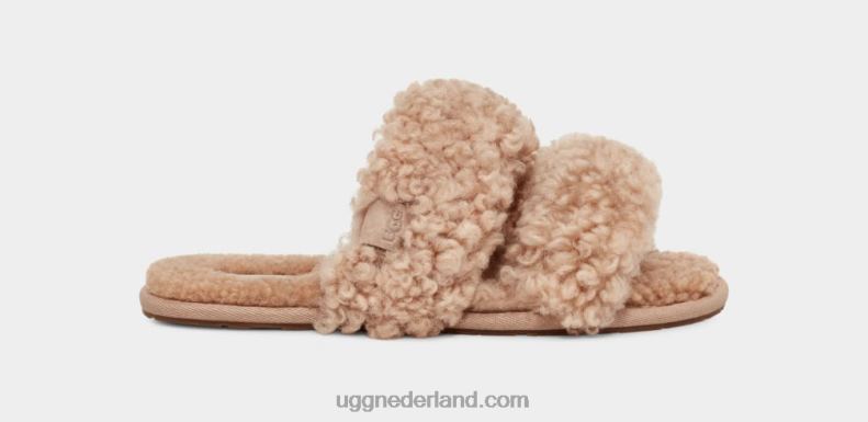 vrouwen zand UGG maxi krullende scuffetta 686ZP682