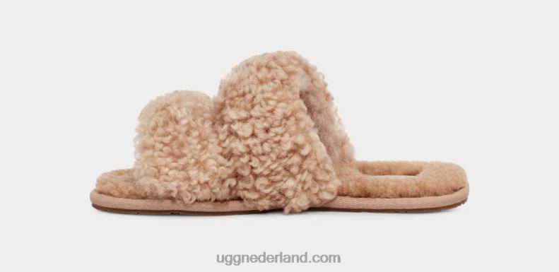 vrouwen zand UGG maxi krullende scuffetta 686ZP682