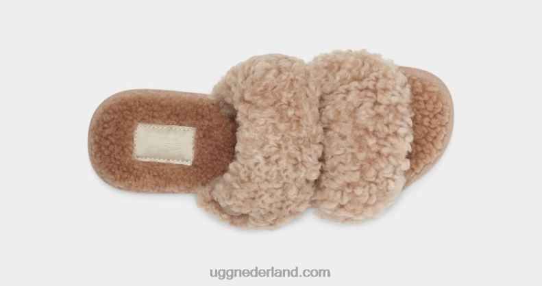 vrouwen zand UGG maxi krullende scuffetta 686ZP682