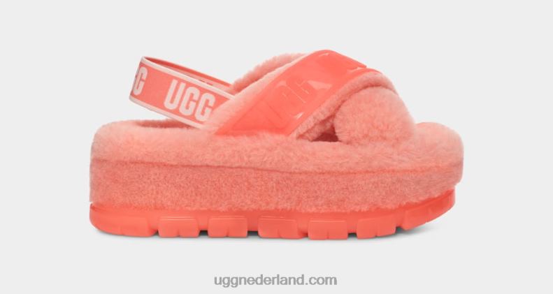 vrouwen zeester roze UGG fuzzita duidelijk 686ZP730