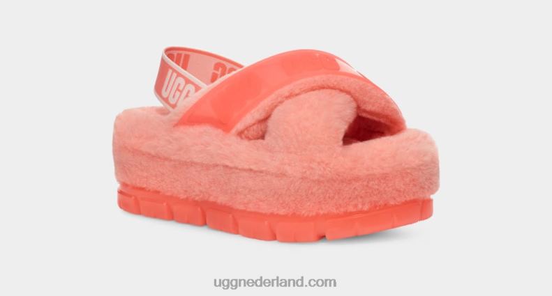 vrouwen zeester roze UGG fuzzita duidelijk 686ZP730