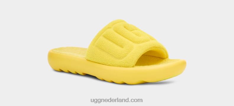vrouwen zonnig geel UGG mini glijbaan 686ZP489