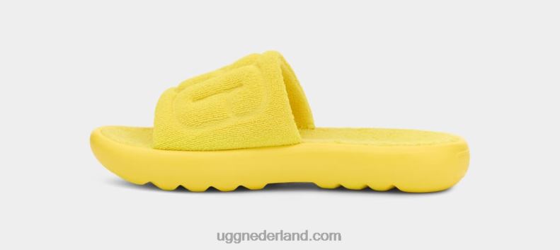 vrouwen zonnig geel UGG mini glijbaan 686ZP489