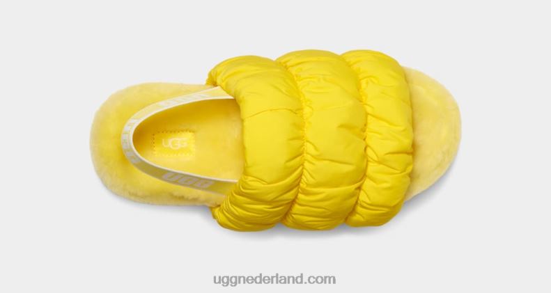 vrouwen zonnig geel UGG scrunchita 686ZP536