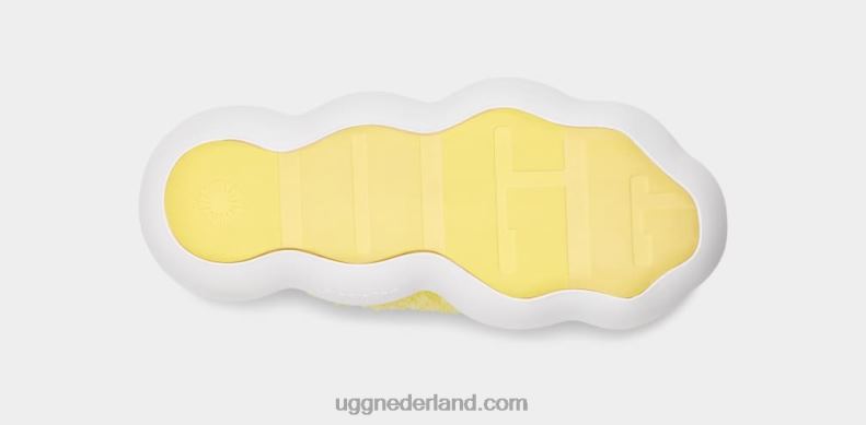 vrouwen zonnig geel UGG suikerwolk glijbaan 686ZP342