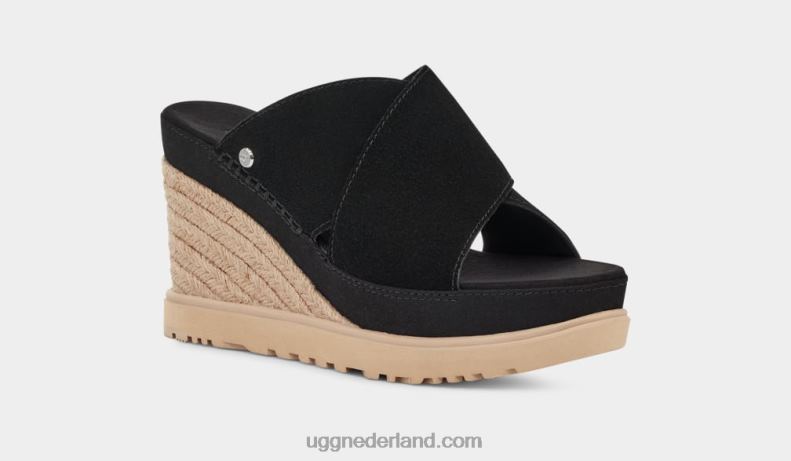 vrouwen zwart UGG abt glijbaan 686ZP453