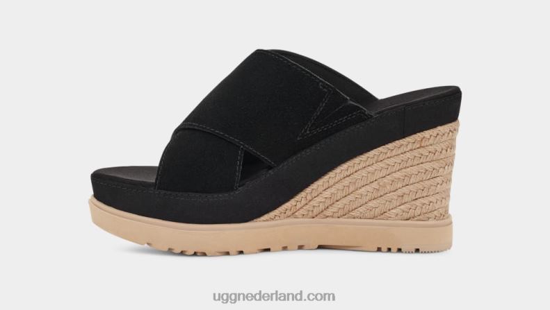 vrouwen zwart UGG abt glijbaan 686ZP453