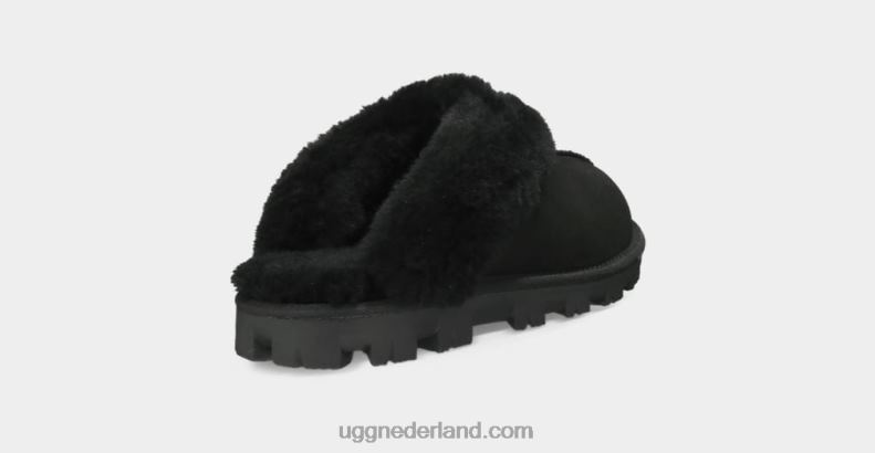 vrouwen zwart UGG flirt pantoffel 686ZP487