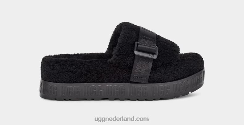 vrouwen zwart UGG fluffita 686ZP836