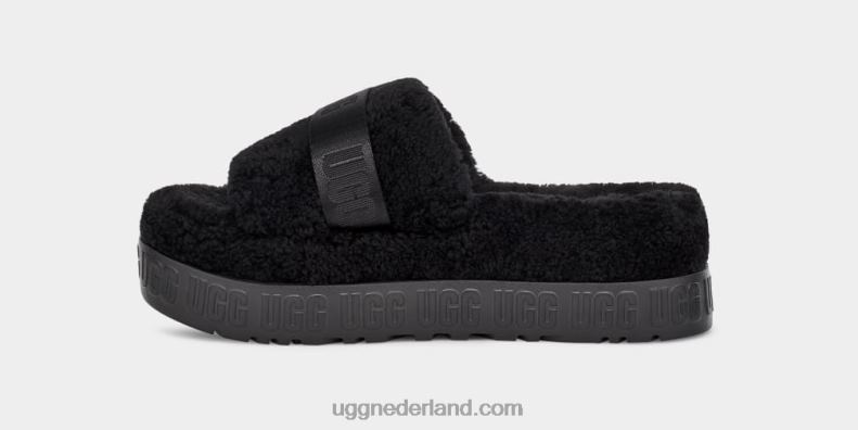vrouwen zwart UGG fluffita 686ZP836