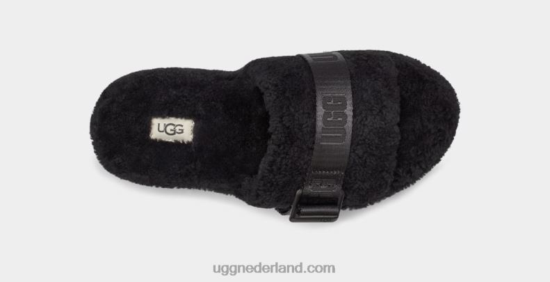 vrouwen zwart UGG fluffita 686ZP836