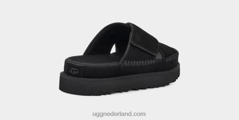vrouwen zwart UGG goldenstar dwarsschuif 686ZP439