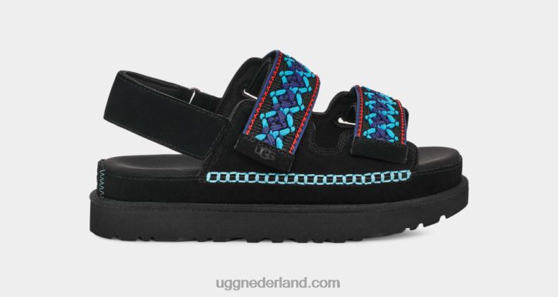 vrouwen zwart UGG goldenstar erfgoed vlecht 686ZP514