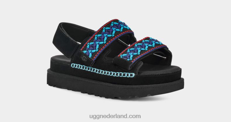 vrouwen zwart UGG goldenstar erfgoed vlecht 686ZP514