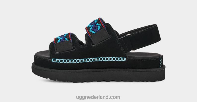 vrouwen zwart UGG goldenstar erfgoed vlecht 686ZP514