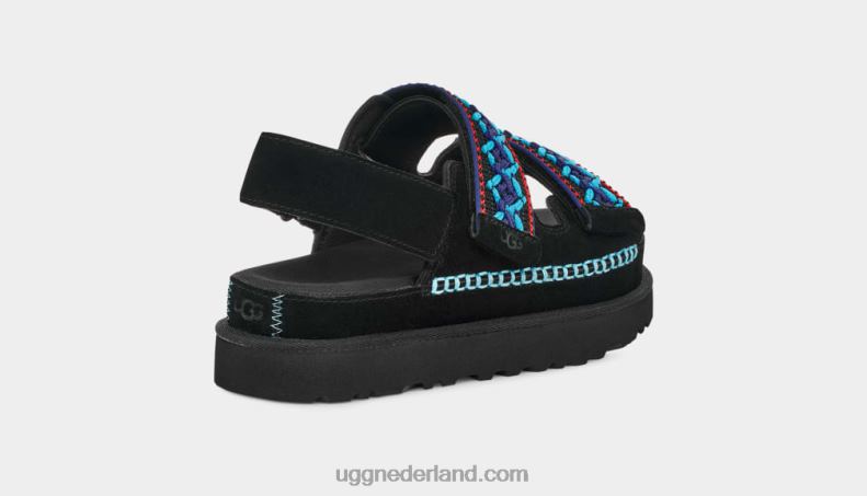 vrouwen zwart UGG goldenstar erfgoed vlecht 686ZP514