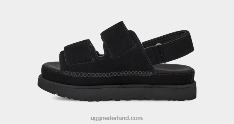 vrouwen zwart UGG goldenstar slingback 686ZP508