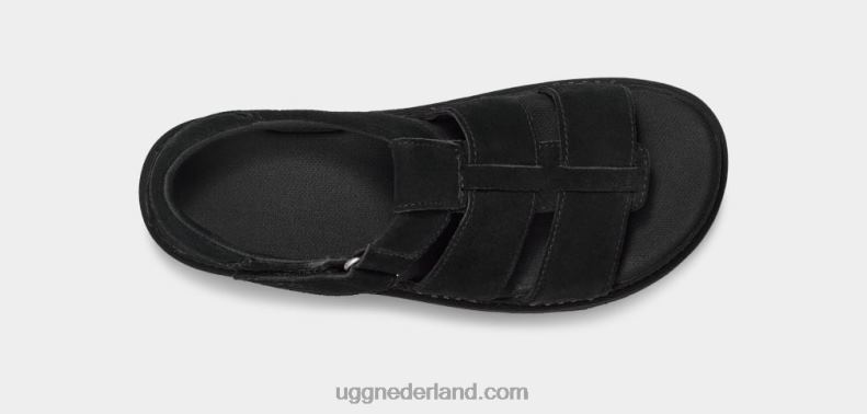 vrouwen zwart UGG gouden ster riem 686ZP456