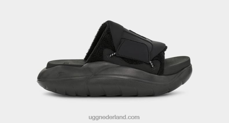 vrouwen zwart UGG la wolken glijbaan 686ZP528