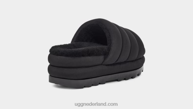vrouwen zwart UGG maxi glijbaan 686ZP761