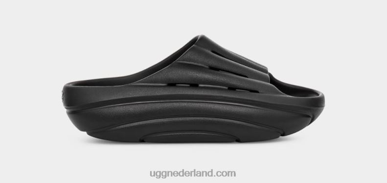 vrouwen zwart UGG schuim glijbaan 686ZP381