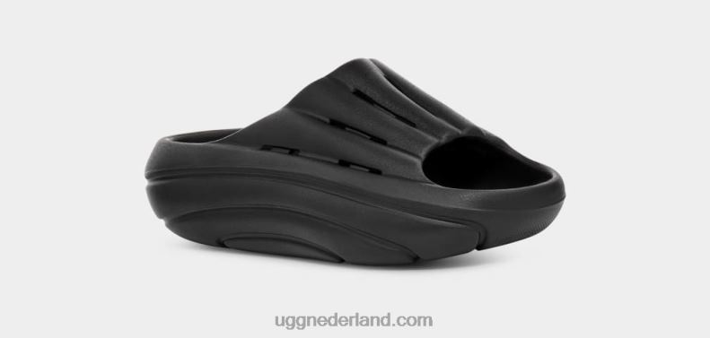 vrouwen zwart UGG schuim glijbaan 686ZP381