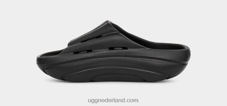 vrouwen zwart UGG schuim glijbaan 686ZP381