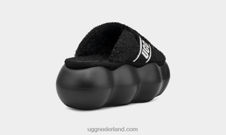 vrouwen zwart UGG suikerwolk glijbaan 686ZP344