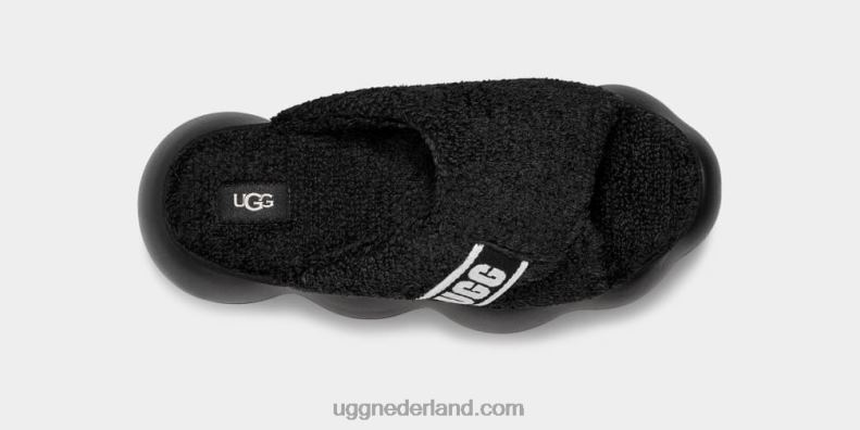 vrouwen zwart UGG suikerwolk glijbaan 686ZP344