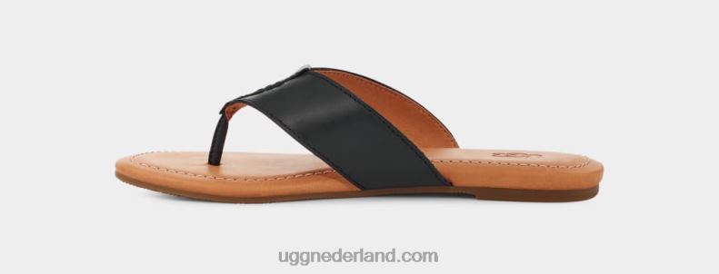 vrouwen zwart UGG zorgeloze flip 686ZP517