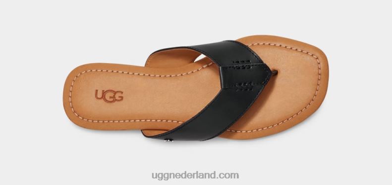 vrouwen zwart UGG zorgeloze flip 686ZP517