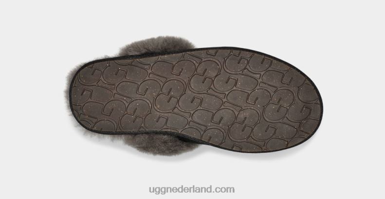 vrouwen zwart grijs UGG scuffette ii 686ZP447