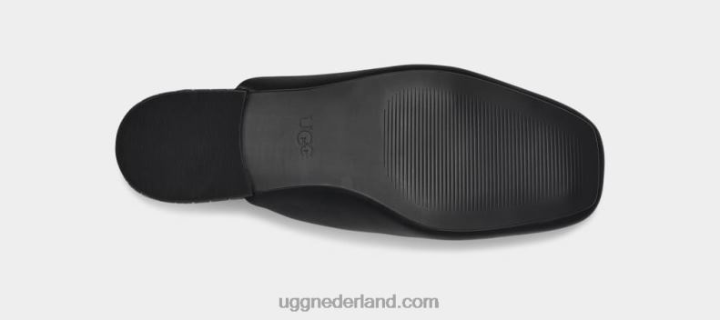 vrouwen zwart leer UGG janaya muilezel 686ZP751