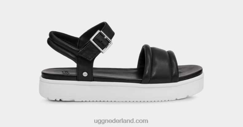 vrouwen zwart leer UGG zayne enkelbandje 686ZP2130