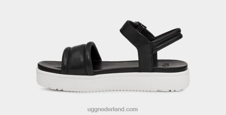 vrouwen zwart leer UGG zayne enkelbandje 686ZP2130