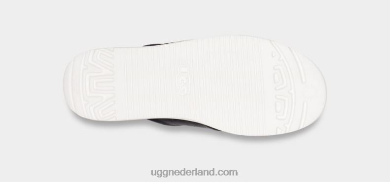 vrouwen zwart leer UGG zayne kruisband 686ZP539