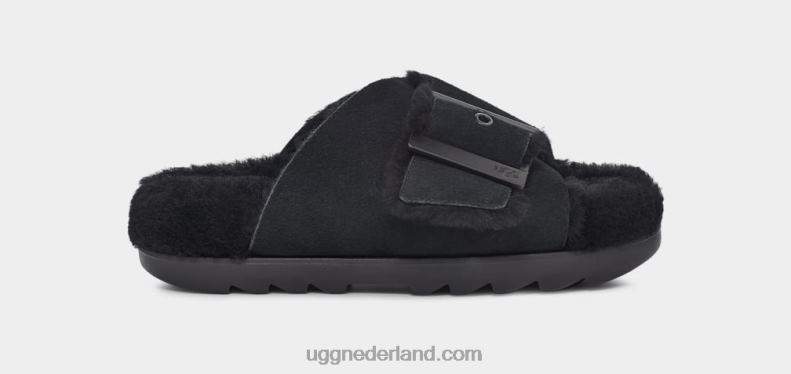 vrouwen zwart suède UGG buiten gesp 686ZP787