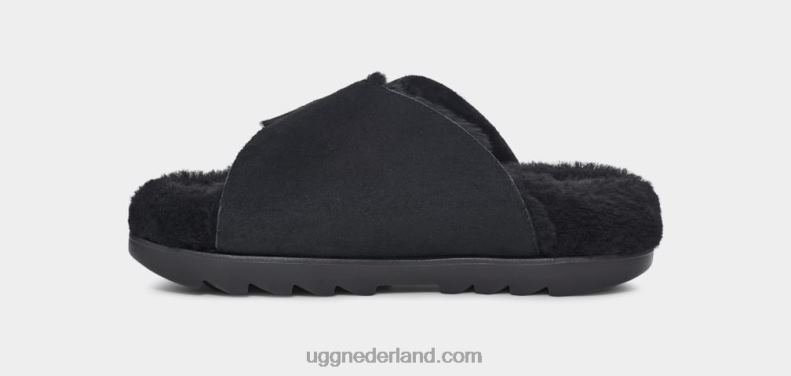 vrouwen zwart suède UGG buiten gesp 686ZP787
