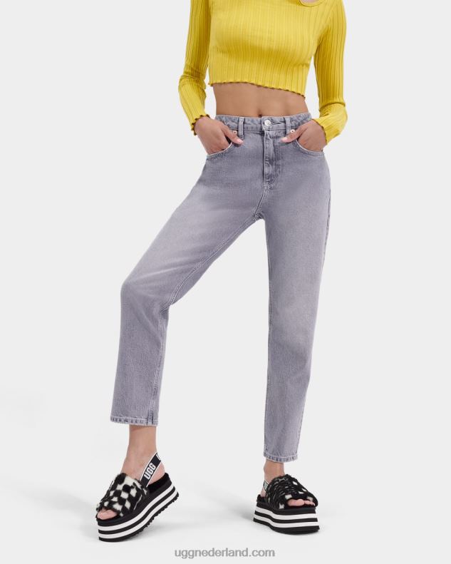 vrouwen zwart wit UGG disco checks glijbaan 686ZP51