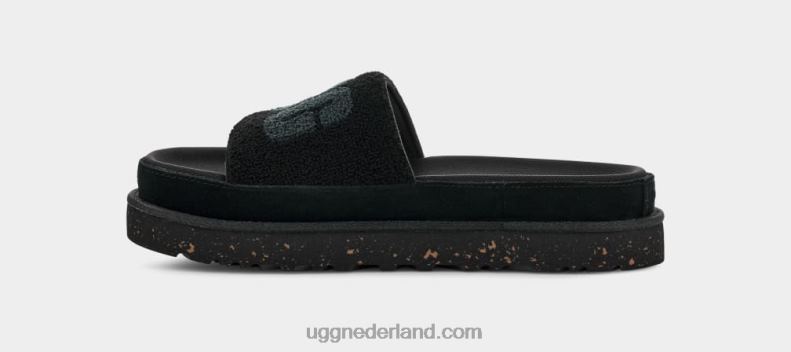 vrouwen zwarte badstof UGG laton 686ZP796