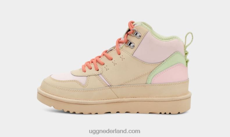vrouwen pastelroze UGG highland hallo erfgoed leer 686ZP677