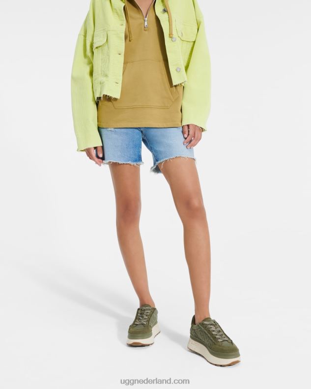vrouwen verbrande olijf UGG marin kant-logo 686ZP818