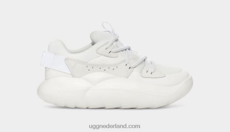 vrouwen wit suède UGG la wolk kant 686ZP726
