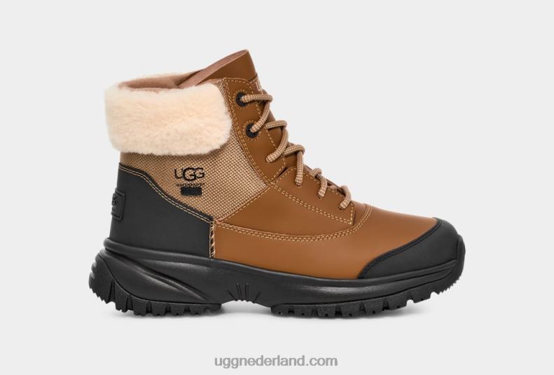 vrouwen kastanje UGG Yose Fluff v2 686ZP562