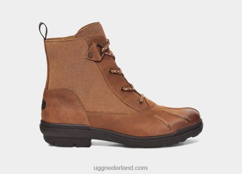 vrouwen kastanje leer UGG hapsburgse eend 686ZP584