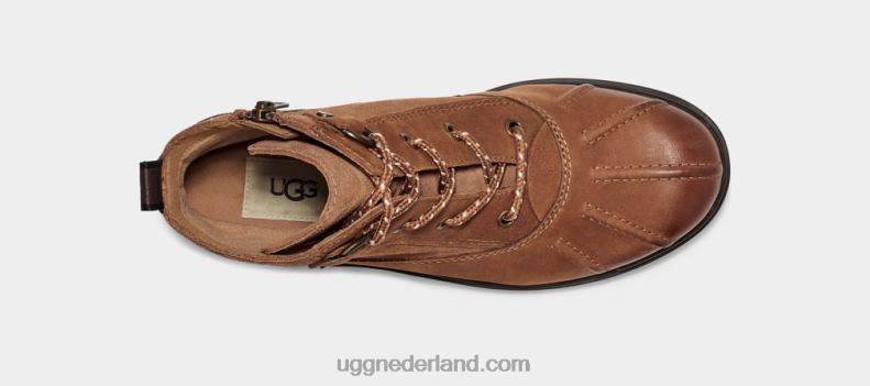 vrouwen kastanje leer UGG hapsburgse eend 686ZP584