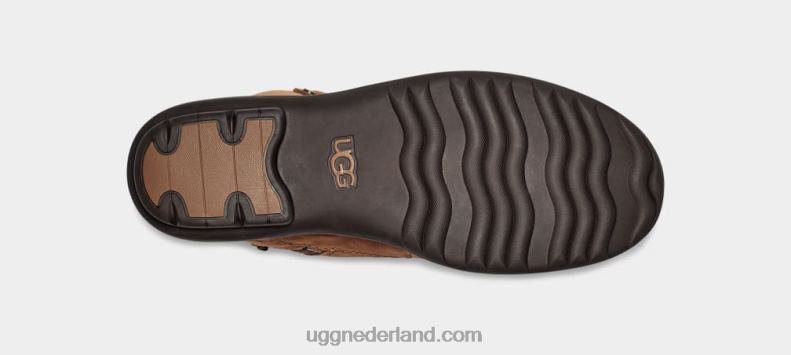 vrouwen kastanje leer UGG hapsburgse eend 686ZP584