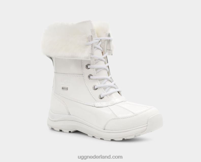 vrouwen wit UGG adirondack laars iii patent 686ZP590