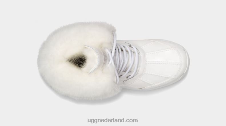 vrouwen wit UGG adirondack laars iii patent 686ZP590