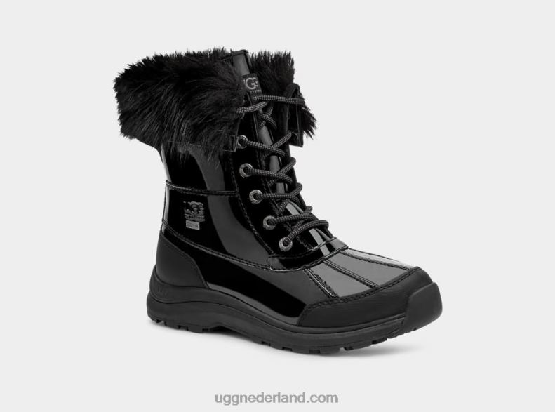 vrouwen zwart UGG adirondack laars iii patent 686ZP591